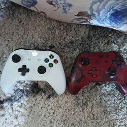 Xbox One S And Two Wireless Controllers