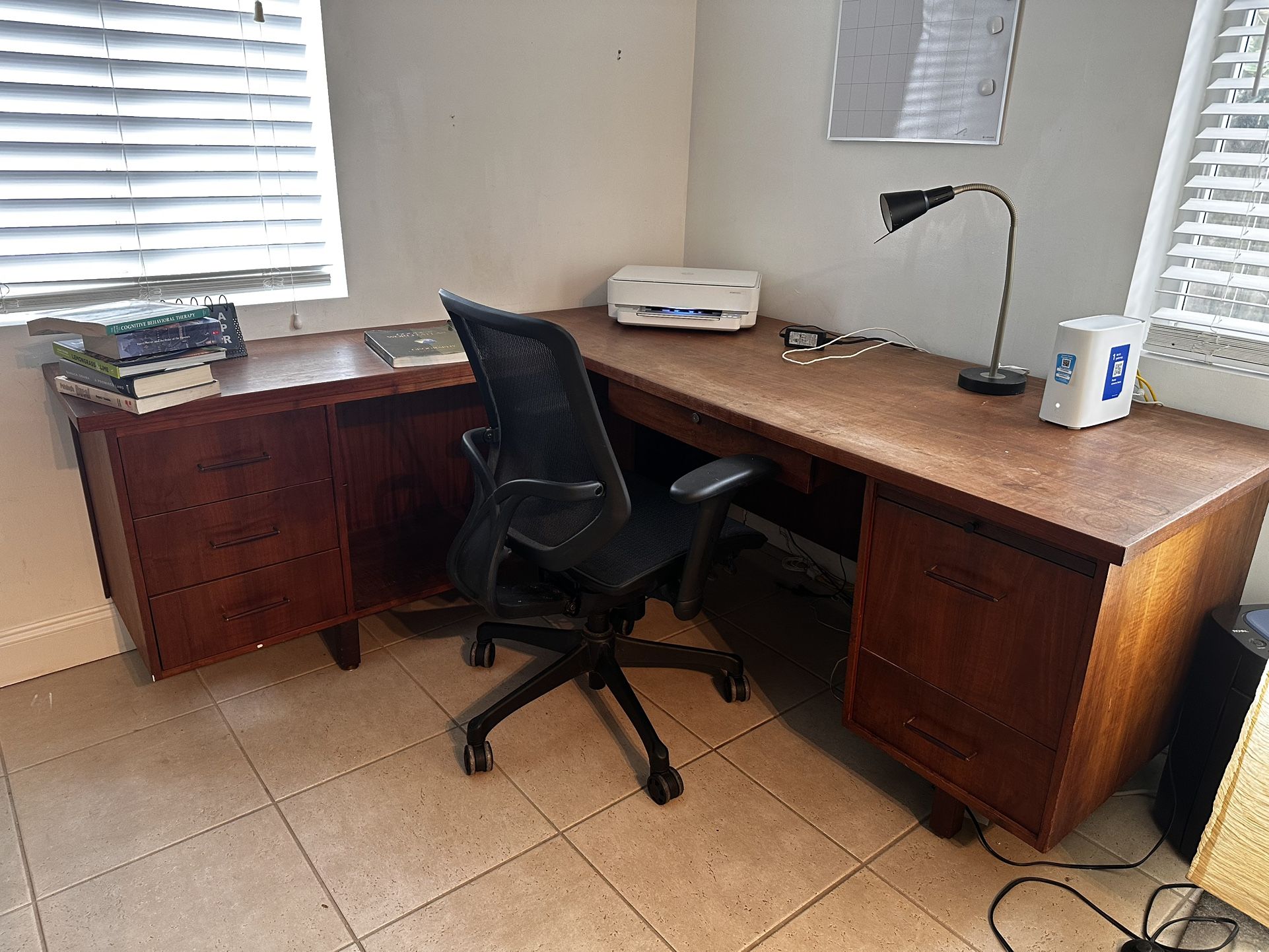 Corner Desk Solid Wood