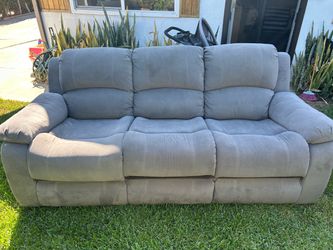 Gray 3-Seat Sofa Bed / Sleeper Sofa – $150 OBO