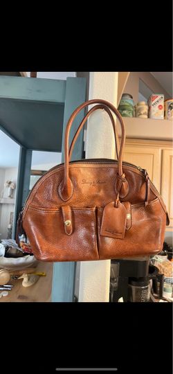 Dooney & Bourke Brown Leather Satchel