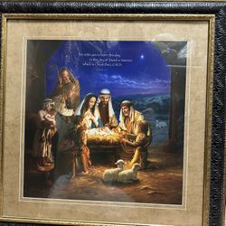 Large Christmas Painting 