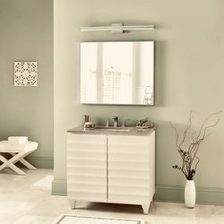 Linea LESD Vanity Bar glass / silver chrome 36 in