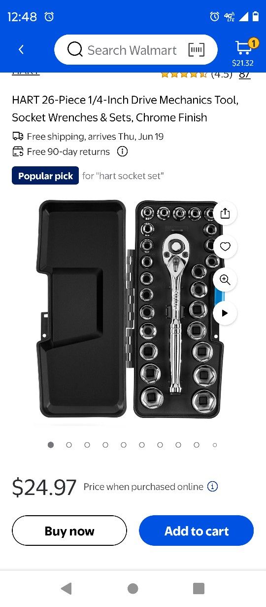 Hart Socket Set New