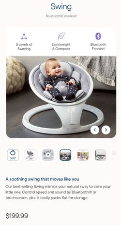 Baby automatic Swing w Bluetooth