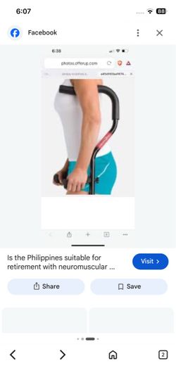 Adjustable Forearm Crutch or Walking Cane