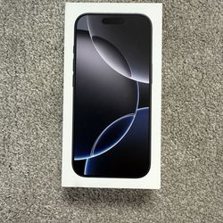 Brand New Black iPhone 16 Pro 