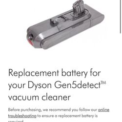 Brand New Dyson Gen5 Detect Vacuum Battery 