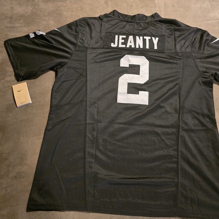 Jeanty Black Jersey-Raiders-Size Large,XL,XXL, and XXXL