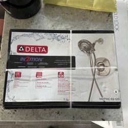Delta Shower Head - Brushed nickel Finish 