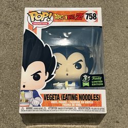 Funko Pop! Dragon Ball Z - Vegeta (Eating Noodles) #758 - ECCC Official Sticker