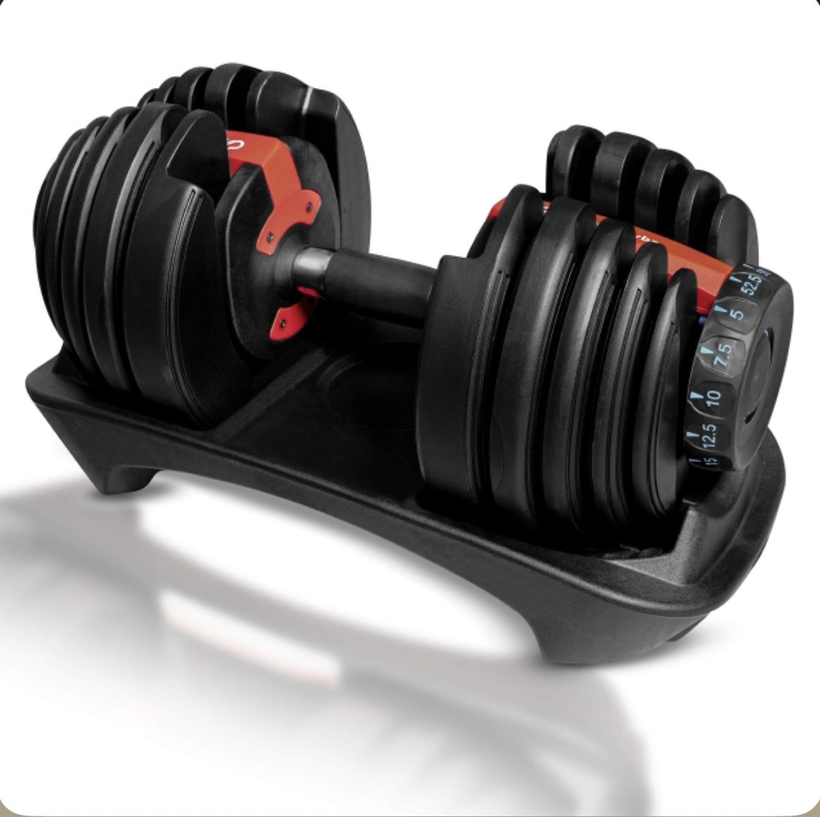 DREAM VYBZ (Single Adjustable Dumbbell 5 to 52.5 lbs |Weights |Barbell |Exercise & Fitness Dumbbells |Weight Bench |Workout Equipment |dumbellsweights