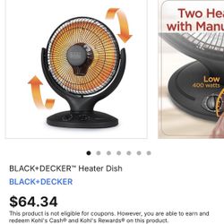 BLACK+DECKER™ Heater Dish