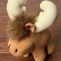 1997 McDonald's Happy Meal Toy Animal Pals Moose #4 Plush Toy 