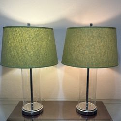  Table Lamps With Shades - Two