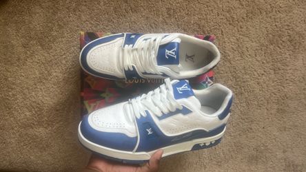 $700 OR BEST OFFER Louis Vuitton Trainer #54 White Blue