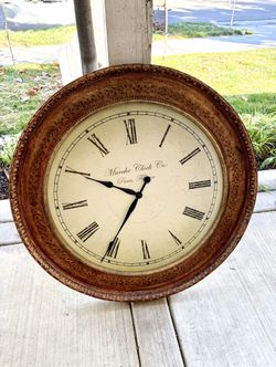 Marche Clock Co. Oversized Wall Clock