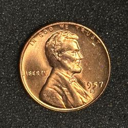 1957-D Lincoln Wheat Cent RD for High Grade 