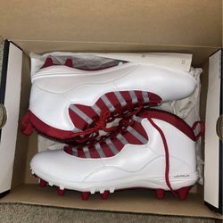 Air Jordan 10 td mid white gym