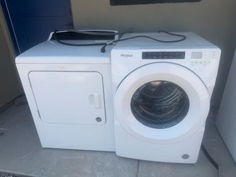 Whirlpool washer and dryer , dryer has the steam option also