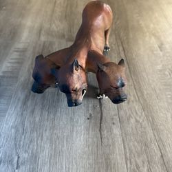 Vintage 2001 Warner Bros Harry Potter Fluffy Cerberus 3 Headed Dog Action Figure