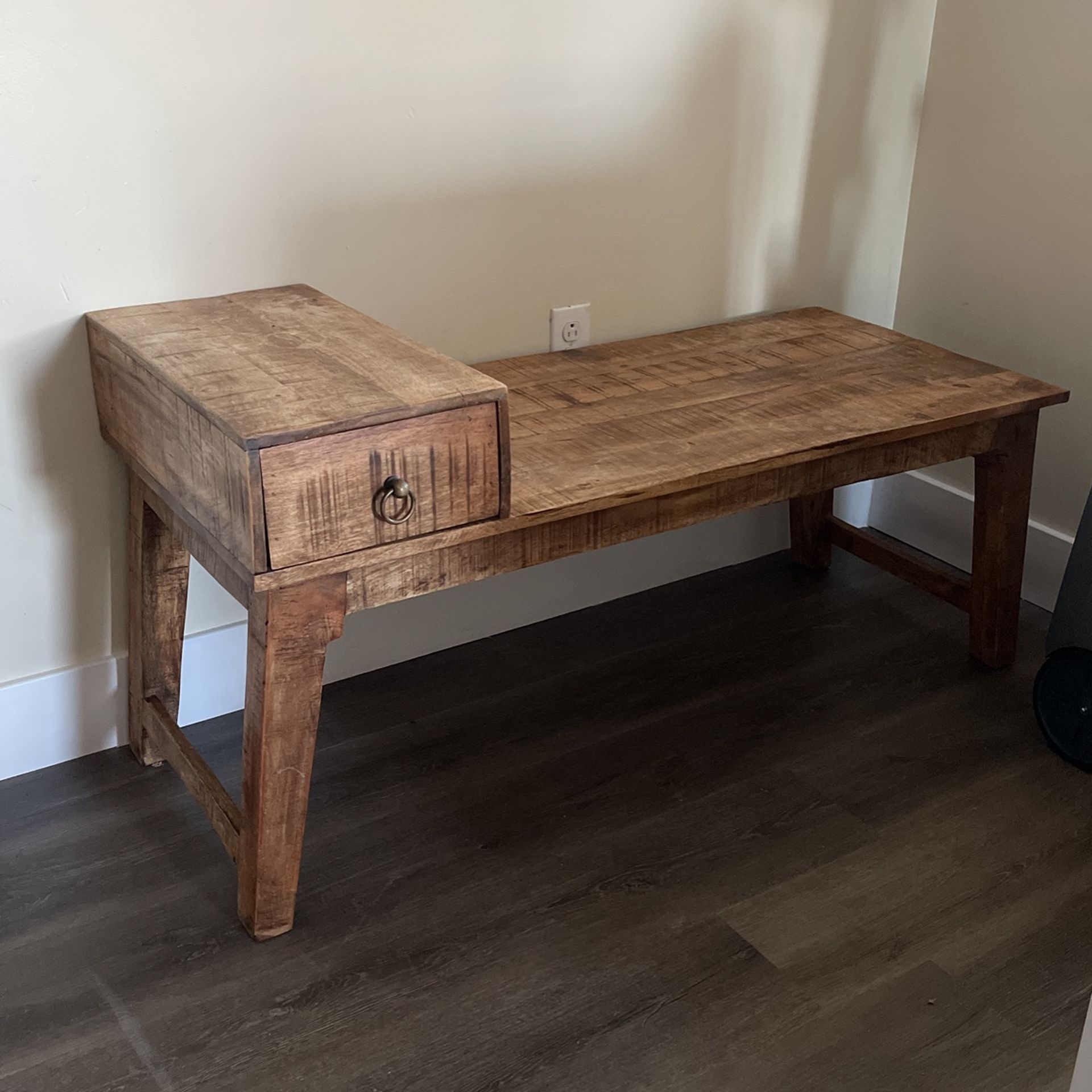 Rustic Entryway Bench