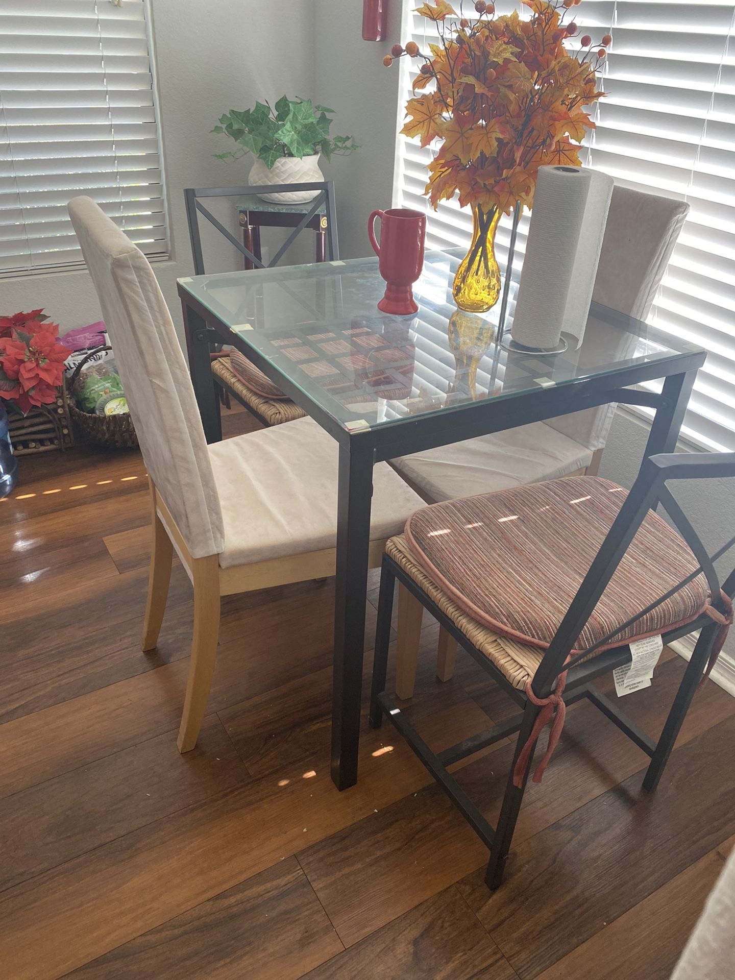 Dining table with 4 chairs