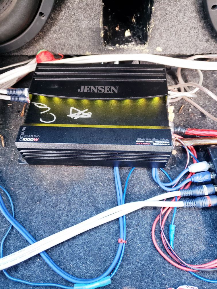 Jensen 1000w class d mono amplifier