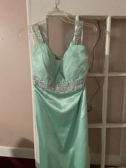 Aqua Green Prom Dress 