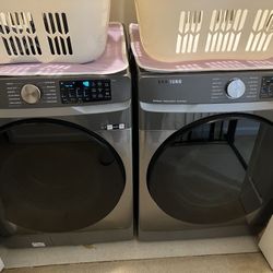 Samsung Smart Steam Washer And Dryer Set