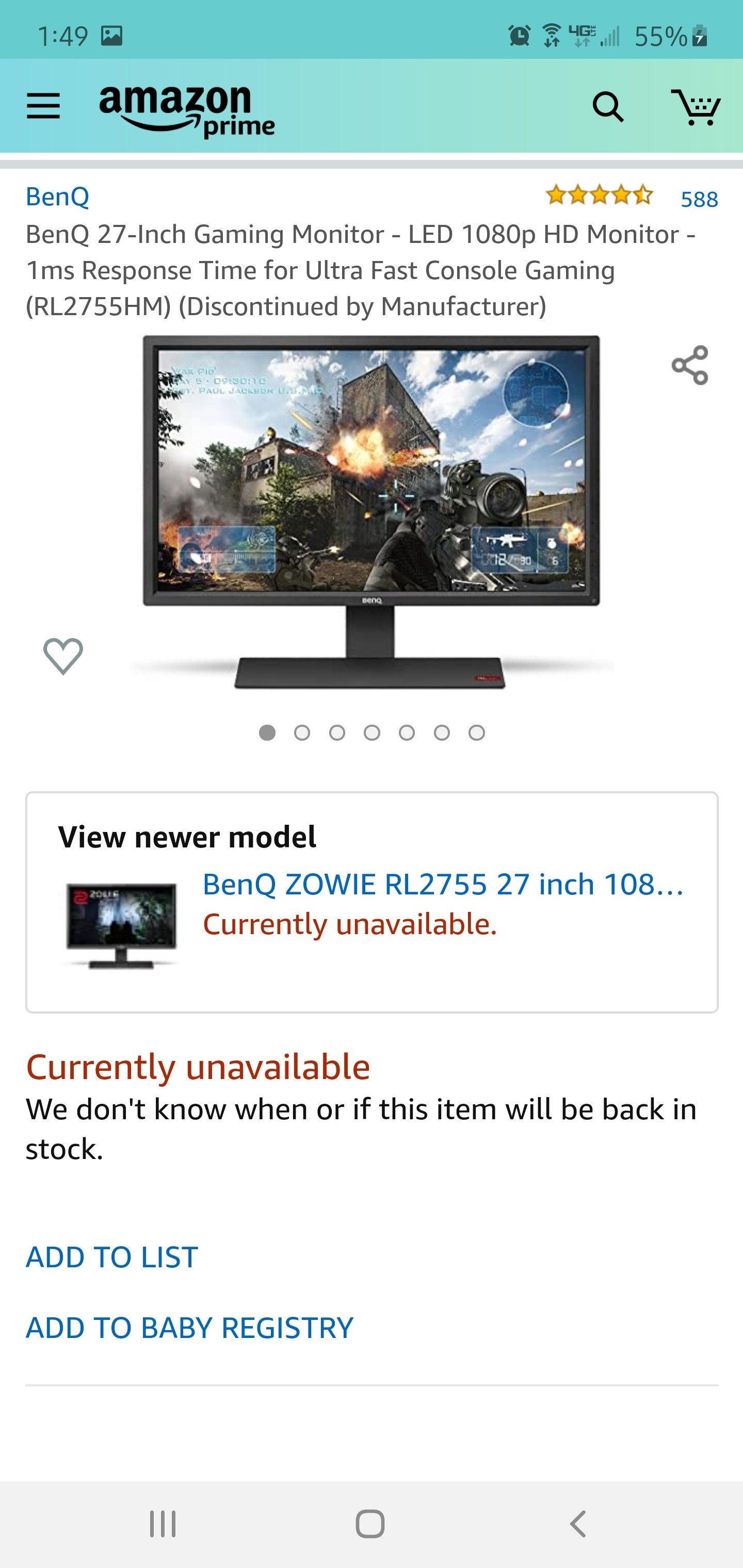 BenQ Gaming Monitor