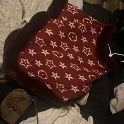 Louis Vuitton Fur Poncho