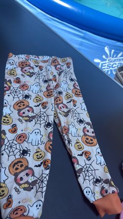 Kids Halloween Print Pajama Pants