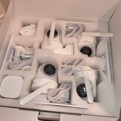 Pack of 4 4K solar cameras