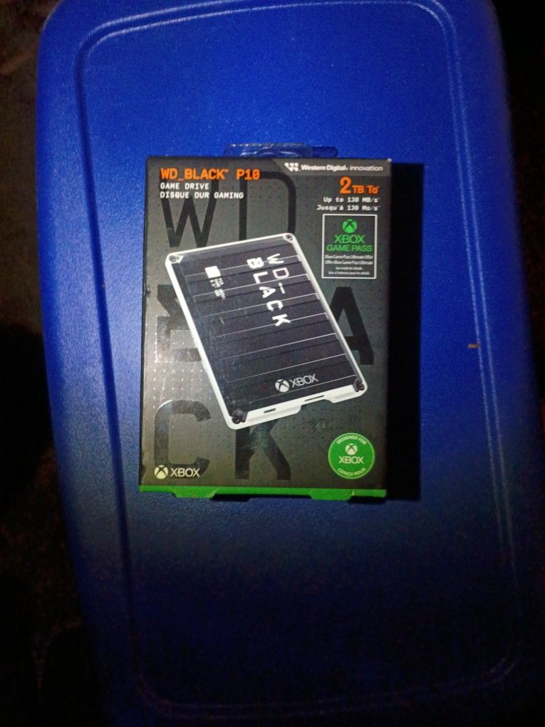 Brand New Western Digital Black P10 Game Drive 2 TB Made For Xbox