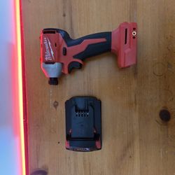 M18 18V Compact Brushless Impact AND 2.0 BATTERY!!!