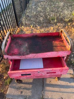 Tool cart hot dog cart