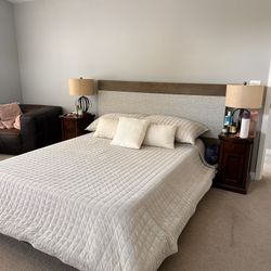 Queen Bed And Night Stand