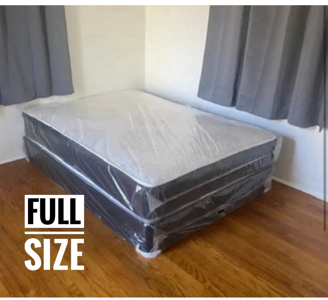 NEW Mattress Full Size With Box Spring // Offer  🚚