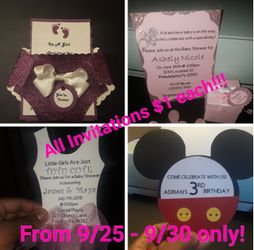 INVITATIONS