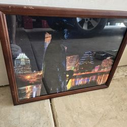 Austin Icon Stevie Ray Vaughn Frame Picture 