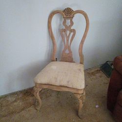 French handcrafted dinning room chairs