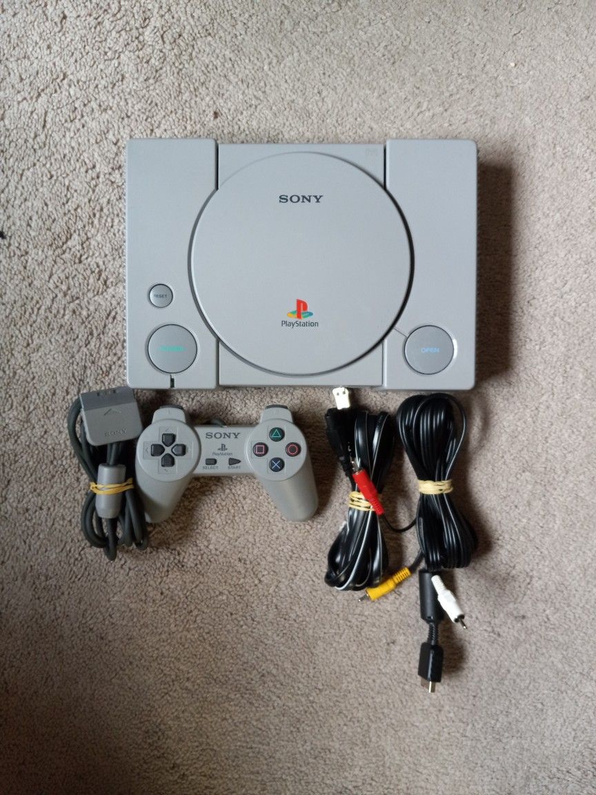 Sony Playstation One Ps1 Game System 