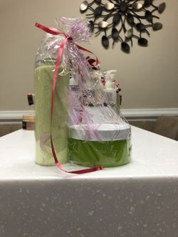 Sugar scrub and lotion