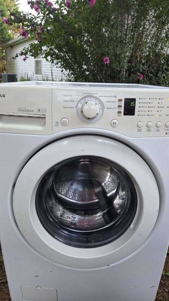 LG washer (washes great )Also have dryer if intrested