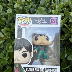 Funko Pop! Netflix Squid Games Player 218: Cho Sang-Woo-NO TRADES-NO OFFERS-PRICE FIRM