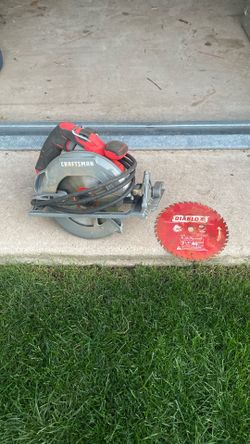 Craftsman 15amp Circular Saw Corded With Extra Blade