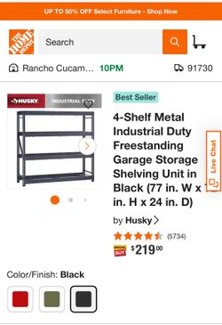 Heavy duty 4 shelf
