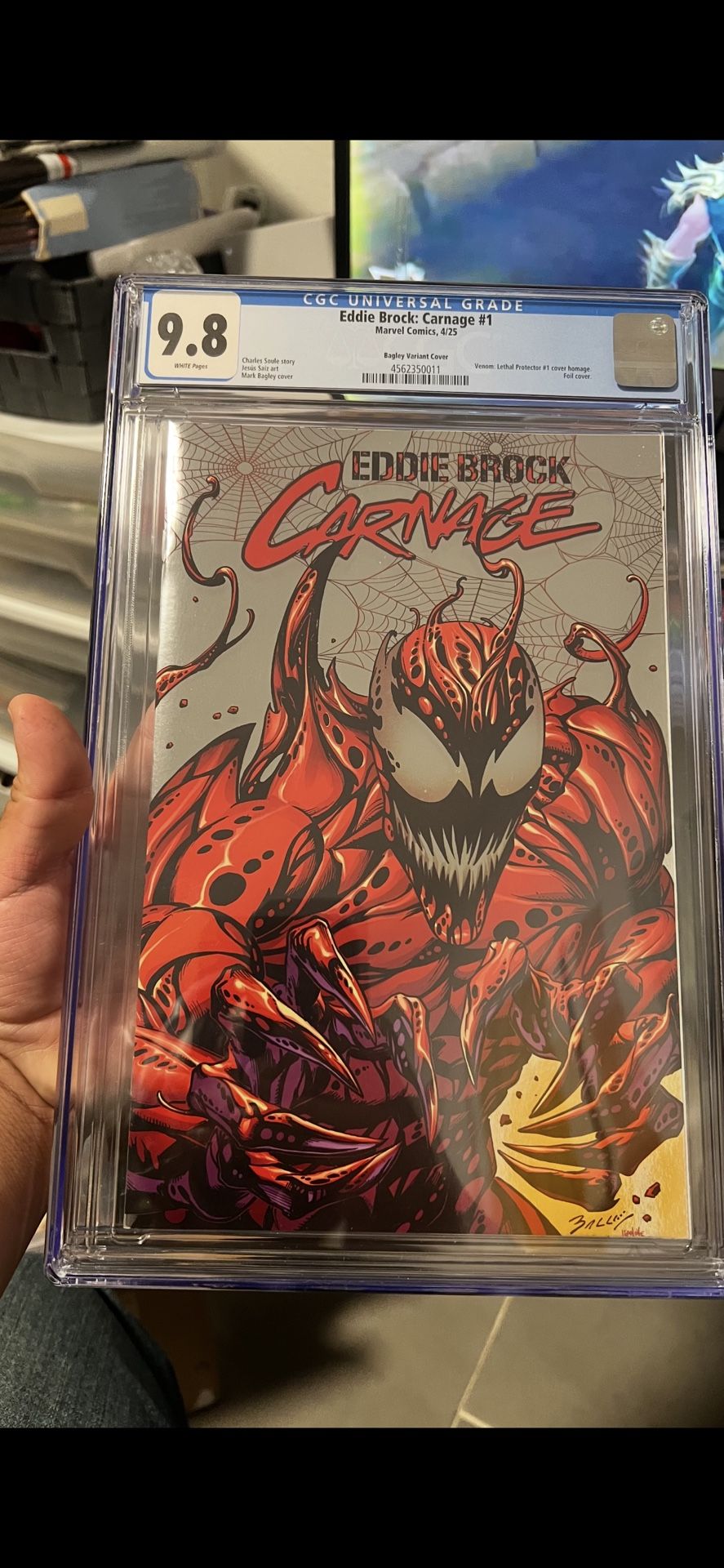 Eddie Brock Carnage #1 CGC 9.8 - $80