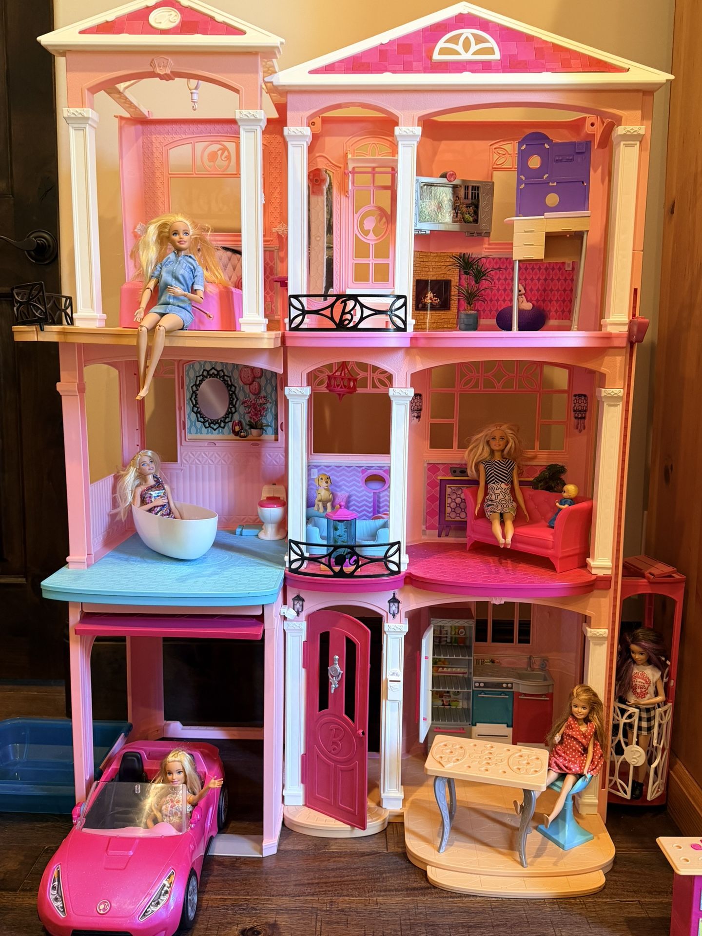 Barbie Doll House With Many Accessories