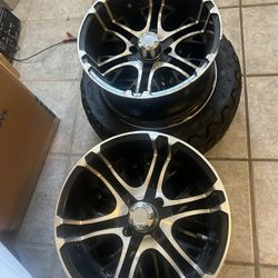 Club Car 14 x 7 factory wheels